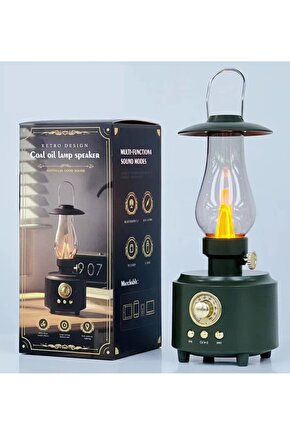 C210 BLUETOOTH HOPARLÖR NOSTALJİK GAZ LAMBASI GÖRÜNÜMLÜ AMBİANS RETRO ŞARJLI HOPARLÖR FM RADYO