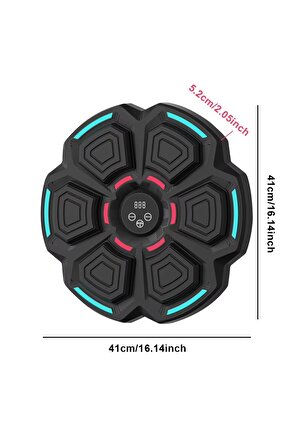 BLUETOOTH HOPARLÖR ÖZELLİKLİ DUVAR BOX MAKİNESİ 9 MOD SEVİYE AYARLI MÜZİKLİ BOKS MAKİNASI