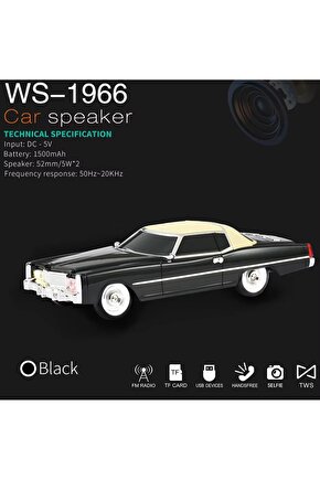 CADİLLAC ELDORADO NOSTALJİK ARABA ŞEKLİNDE BLUETOOTH SPEAKER ŞARJLI KABLOSUZ HOPARLÖR