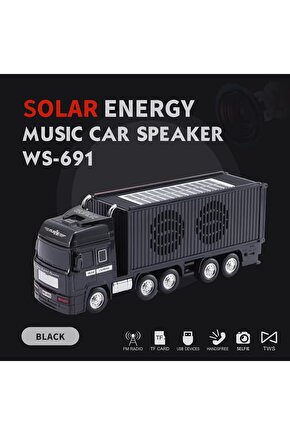 TIR ŞEKLİNDE BLUETOOTH SPEAKER ŞARJLI KABLOSUZ HOPARLÖR FM RADYO SD KART USB