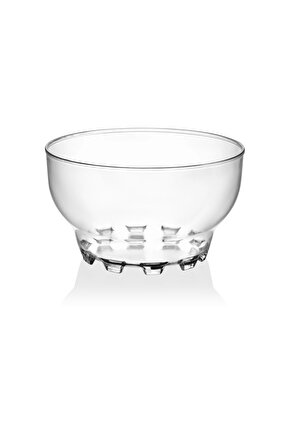 300cc Luca Şeffaf Plastik Kase - 20 Adet Magnolia Trileçe Profiterol Supangle ( Kapaksızdır )