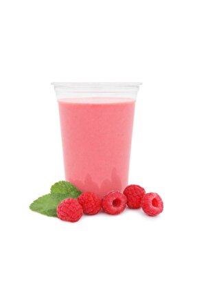 50 Adet Plastik Bardak Şeffaf Milkshake Bardağı 300 cc