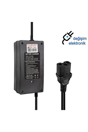 24 Volt 20 Amper C16 Erkek Uçlu Elektrikli Bisiklet Şarj Cihazı