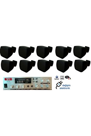 10 Lu Mağaza Ses Sistemi Hat Trafolu