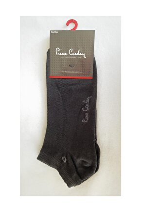 6lı Erkek Bambu Patik Çorap (siyah)