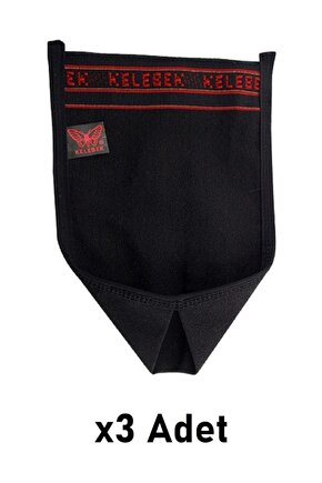 Tellak Süper Kalın Siyah Kıvrık Banyo Hamam Kesesi 3 Adet