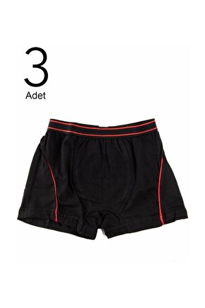 Likralı Erkek Çocuk Boxer 3lü Paket