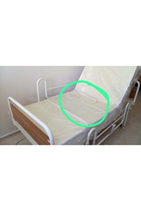 Sünger Tuvaletli Deri Kılıflı 2 Parça Hasta Yatağı Süngeri