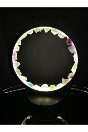 FLORİT DOĞALTAŞ ZEN ÇEMBERİ LAMBA