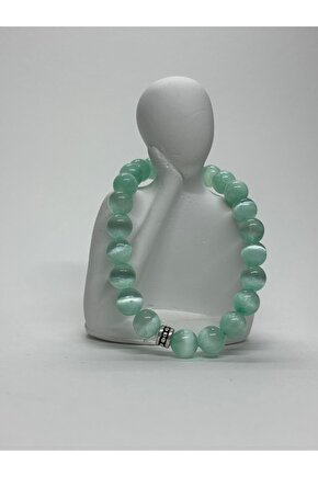 MAVİ SELENİT AA+ KALİTE DOĞALTAŞ BİLEKLİK