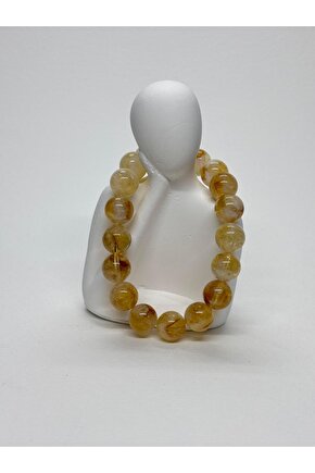 SİTRİN AA KALİTE ZENGİNLİK DOĞALTAŞ 10MM BİLEKLİK