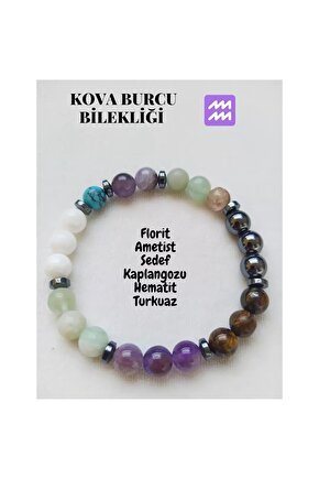 Kova Burcu Doğaltaş Bileklik