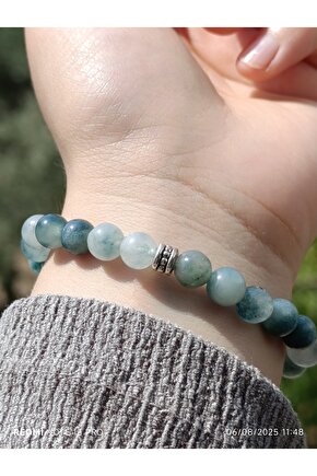 Nefrit Yeşil Kuvars Erkek ve Kadın Doğaltaş Bileklik