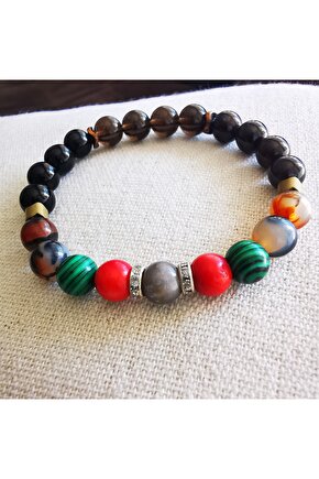 Oğlak Burcu  Doğaltaş Bilekliği