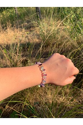 Doğal Florit Bileklik