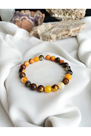 Göz Akik Doğal Taş Bileklik