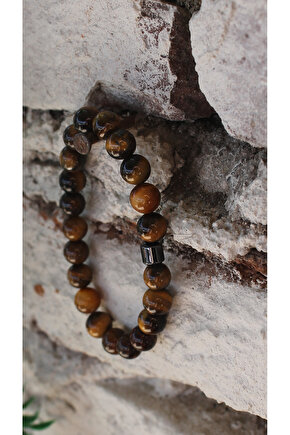 Kaplan Gözü Doğaltaş Odaklanma Bileklik