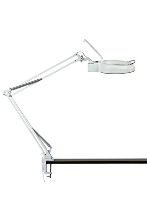 8606C-D 220 VOLT 3 DİOPTER 80 LEDLİ MASA ÜSTÜ AKROBAT BÜYÜTEÇ (4395)