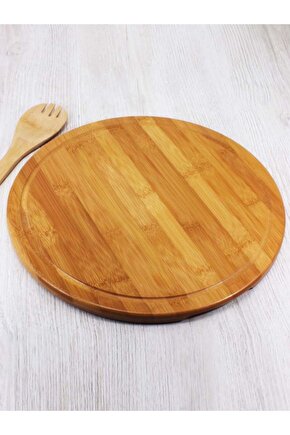 Bambu Pizza Tabagı 34Cm
