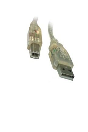 Sl-u2015 1.5 Mt Usb 2.0 Yazıcı Kablosu Şeffaf