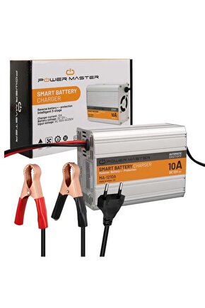 12 Volt - 10 Amper Akıllı Hızlı Akü Şarj Cihazı Analog Amper Göstergeli MA-1210A (4989)