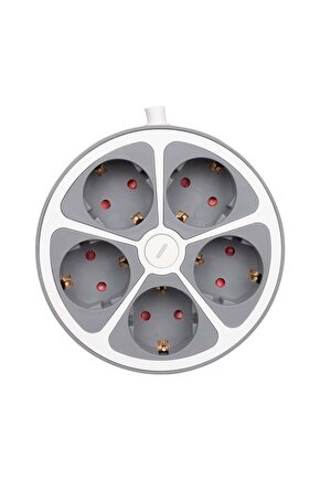 M3LFS- vea ve-g605y 5li anahtarli 1.5 metre grup priz