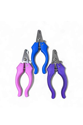 1 Adet Renkli Evcil Hayvan Tırnak Makası – Kedi ve Köpek Tırnak Kesme Aleti