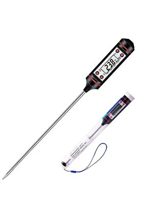 Aveo 1 Adet Dijital Gıda Termometresi Derece Ölçer Gıda Termometresi Süt Maya Yoğurt Mayalama