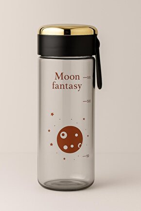 Moon Fantasy 400 ml Siyah Taşınabilir Matara