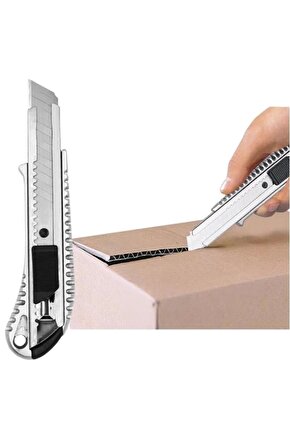 PM-20902 18 mm X 0.5 mm Alüminyum Gövde Metal Maket Bıçağı