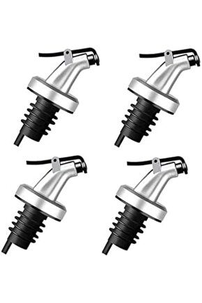 Orret Home 4 Adet Yağdanlık Tıpası Damlatmaz Şişe Ucu Dökme Ağızlığı Yağlık Sirkelik Sızdırmaz Kapa