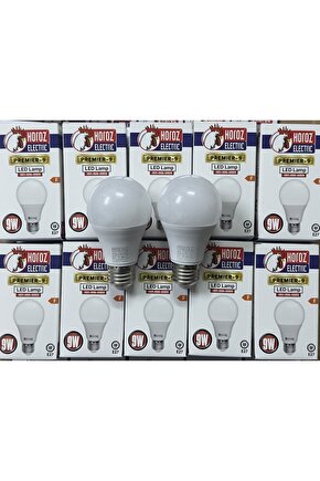 9 Watt Beyaz Led Ampül 10 Ad Fiyatıdır Marka HOROZ