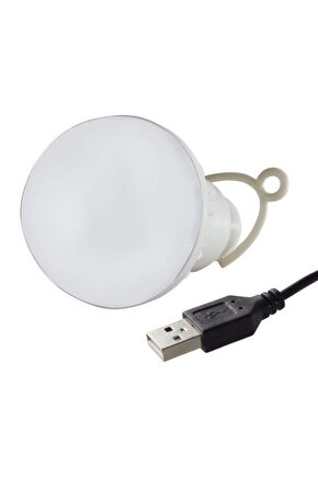 5w 6v Usb Kablolu Beyaz Led Ampul
