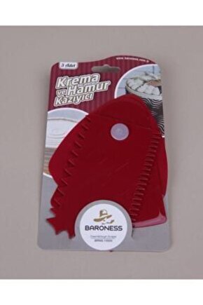 Krema Ve Hamur Kazıyıcı 3 Lü Set