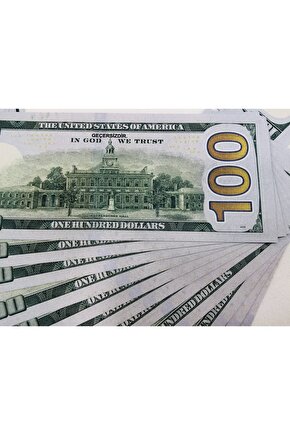 Gerçekci 1. Kalite Gramajlı 10000 Dolar 1 Deste Sünnet Parası