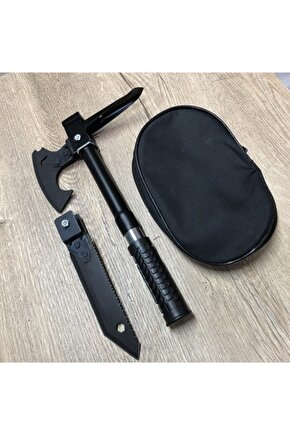Çok Fonksiyonlu Katlanabilen Kaliteli Paslanmaz Çelik Bıçak Testere Çapa Balta Çekiç Seti
