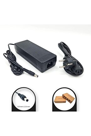 54V 1.67A 90W Ac Güç Adaptörü 5.5 x 2.5mm (81W  90.18W  90.2W  91.8W uyumlu)  45.6W uyumlu  RPA