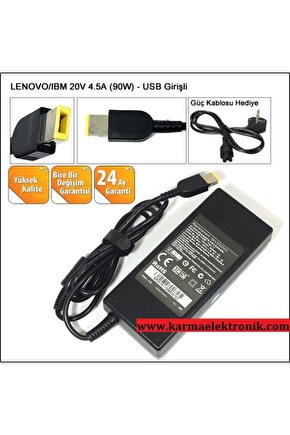Ideapad G505s 20255 Notebook Adaptör - Laptop Şarj (afila 20v 4.5a 90w)