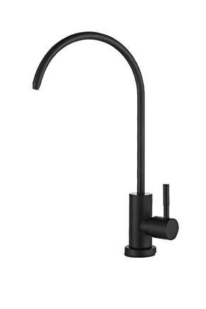 Siyah Çubuk Kol Mutfak Arıtma Musluğu