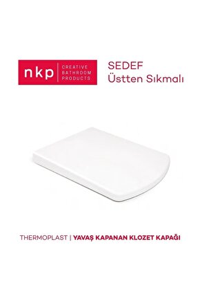 Nkp Sedef Amartisörlü Klozet Kapağı
