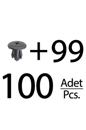 Hyundai ve Kia için Davlumbaz Klipsi- 100 Adet