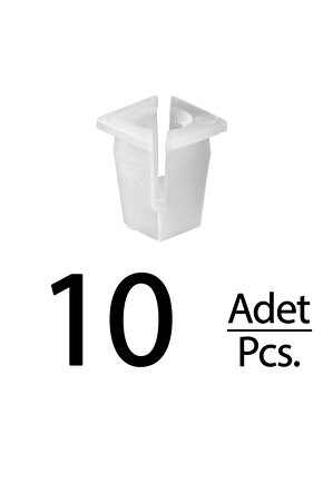 BMW 1 Serisi 3 Serisi 5 Serisi 6 Serisi 7 Serisi X1 X5 X6 Z4 için Bağlantı Elemanı Klips - 10 Adet