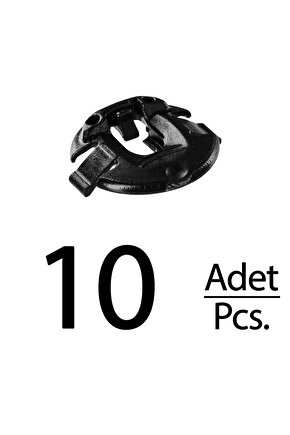 Seat Skoda VW Passat Audi A1 A4 A5 A6 için Çamurluk Bağlantı Elemanı Klips - 10 Adet