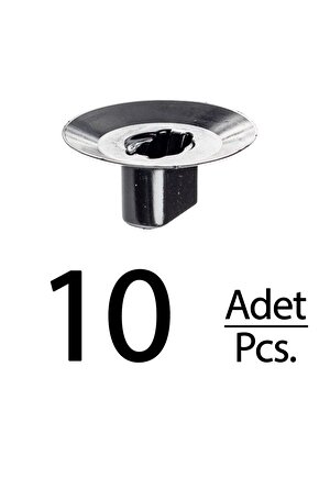 Renault Dacia Fiat için Bagaj Davlumbaz Klips - 10 Adet