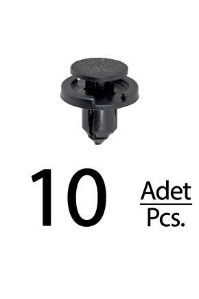 Toyota Corolla Previa Yaris Sprinter Carib Renault Tesla için Tampon Klips - 10 Adet