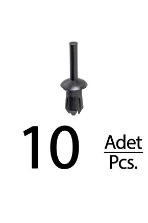 Mercedes A Class W168 B Class W242 W246 Audi için Tampon Bağlantı Klips - 10 Adet