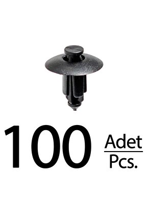 Nissan 200 SX 240 SX 300 ZX Altima Maxima Murano için Çamurluk Tamponu İtmeli Klips - 100 Adet