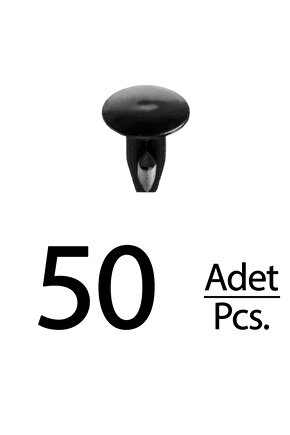 Honda Accord için Kaput Döşeme Keçe Klips - 50 Adet