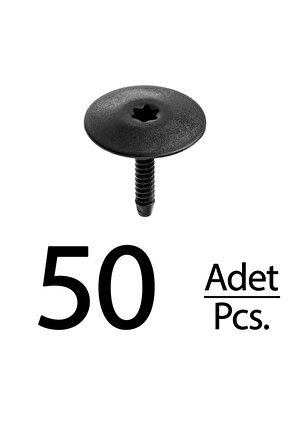 BMW 3 Serisi için Yan Eşik Kaplama Klips - 50 Adet