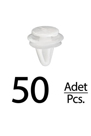 Honda Civic Insight Odyssey Accord CR-V için Kapı Döşeme Klips - 50 Adet